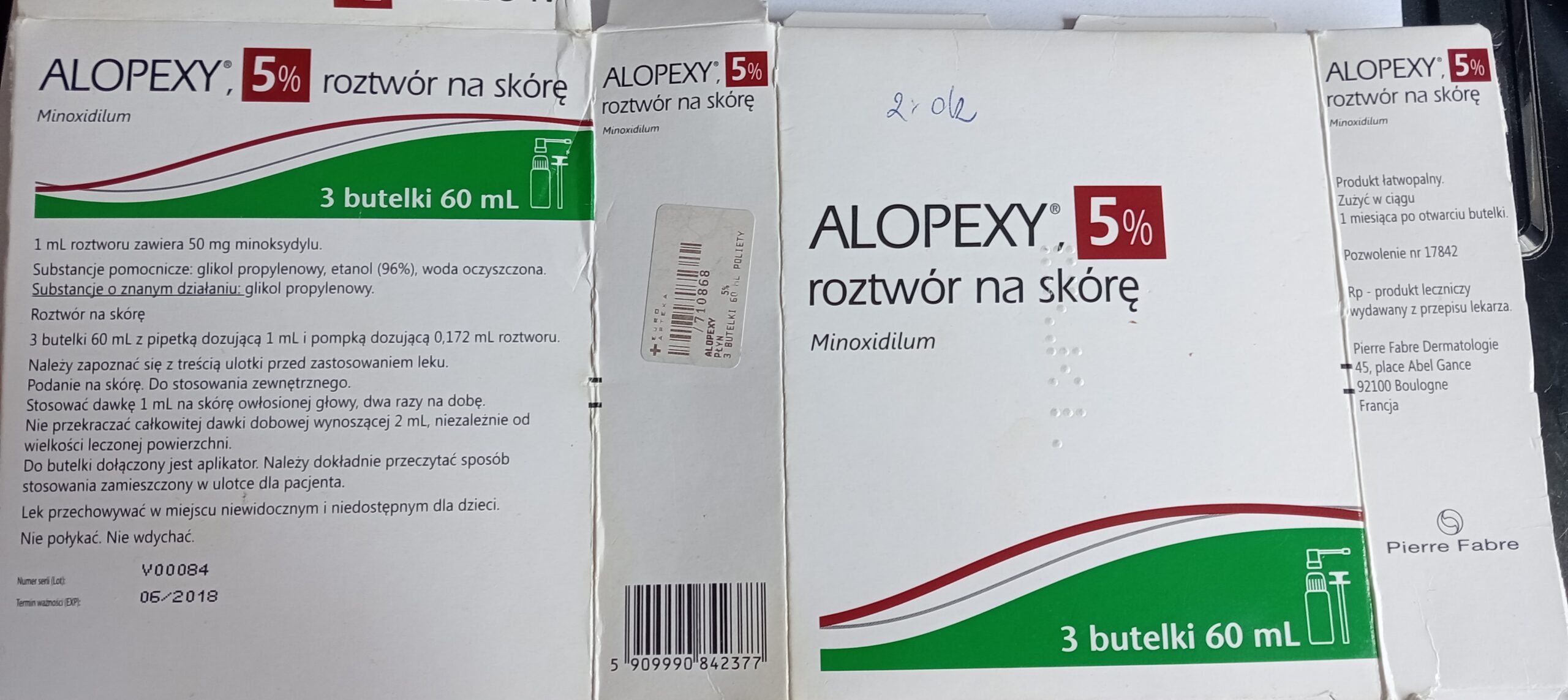 ALOPEXY 5% roztwór na skórę