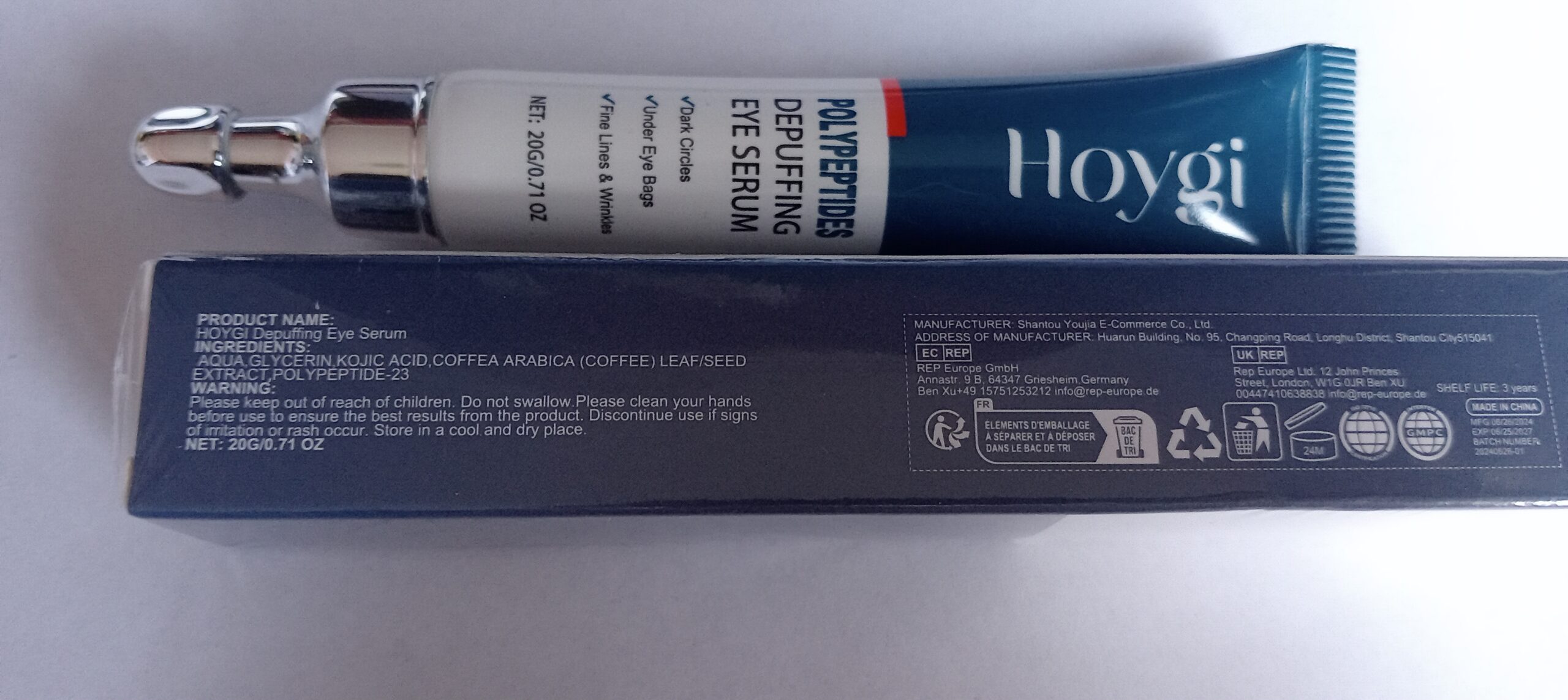 HOYGI Depuffing Eye Serum