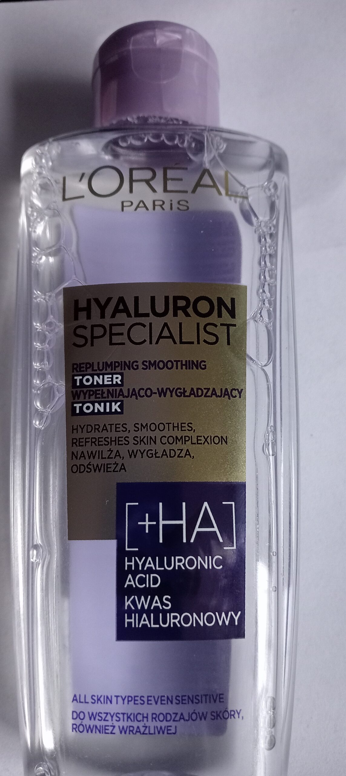 L’Oréal Paris Hyaluron Specialist Nawilżający Tonik do Wszystkich Rodzajów Skóry